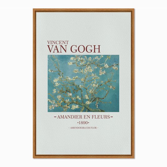 Quadro em Tela Canvas Amendoeira em Flor de Van Gogh