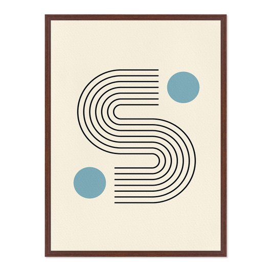 Quadro Em Tela Canvas Bauhaus Curva