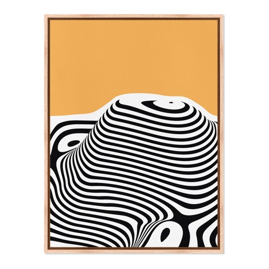 Quadro Em Tela Canvas Bauhaus Curvas
