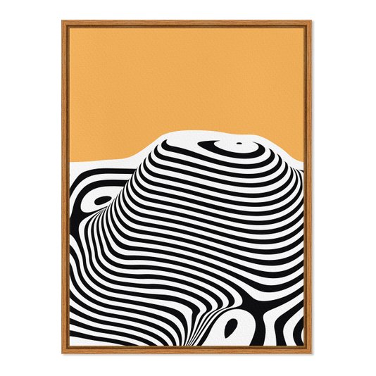 Quadro Em Tela Canvas Bauhaus Curvas