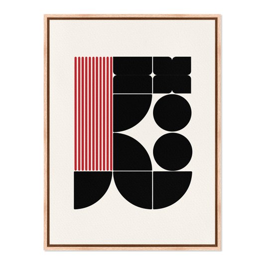 Quadro Em Tela Canvas Bauhaus Formas Geométricas