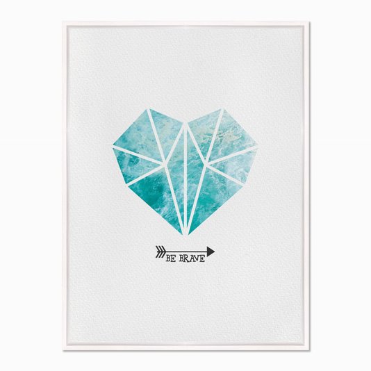 Quadro em Tela Canvas Be Brave