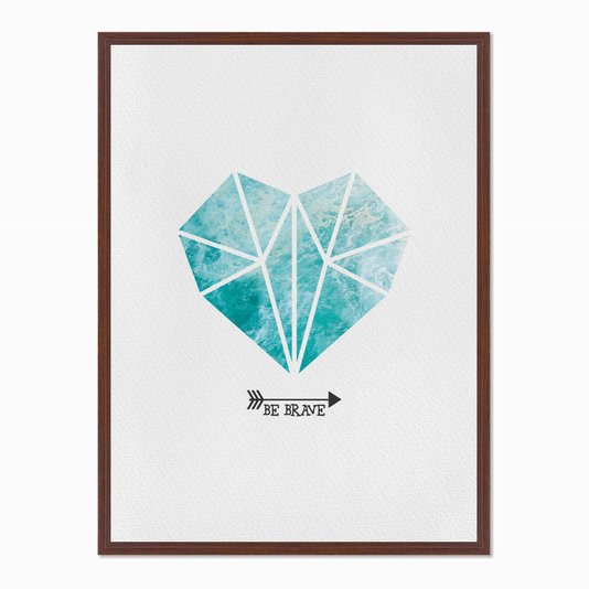 Quadro em Tela Canvas Be Brave