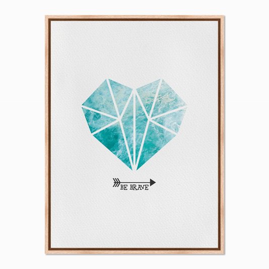 Quadro em Tela Canvas Be Brave