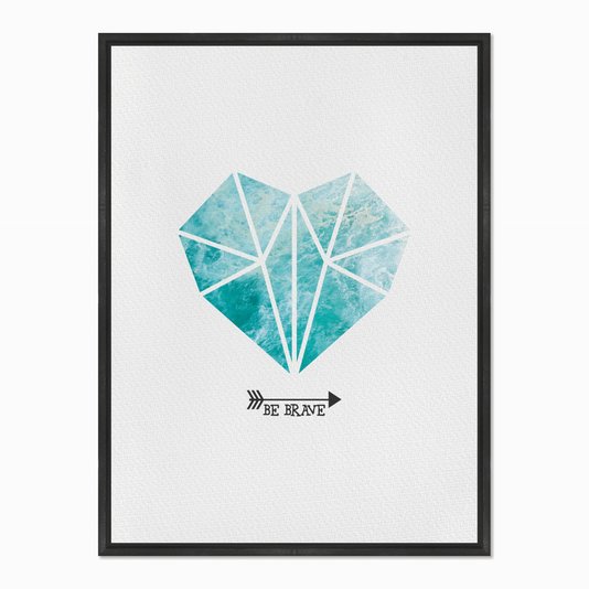 Quadro em Tela Canvas Be Brave