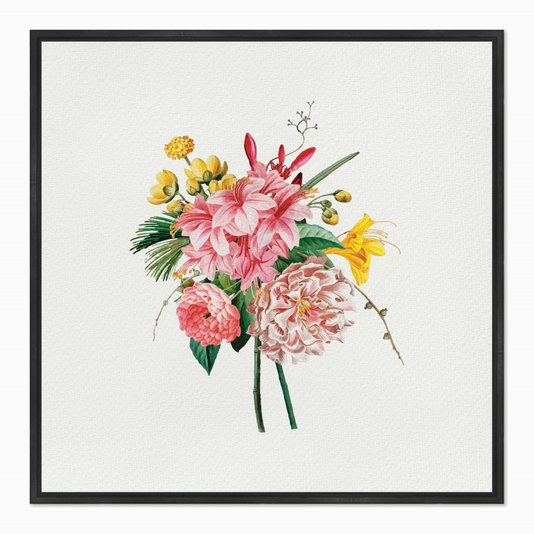 Quadro em Tela Canvas Buquê de Flores