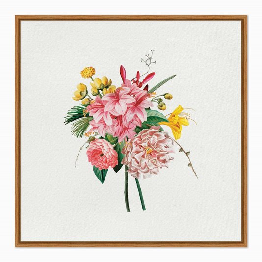 Quadro em Tela Canvas Buquê de Flores