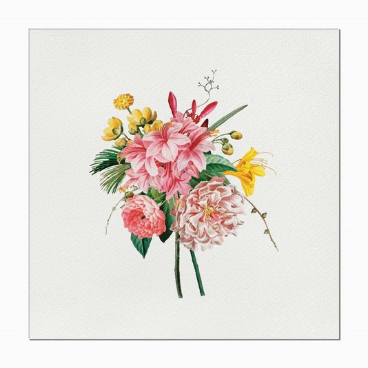 Quadro em Tela Canvas Buquê de Flores