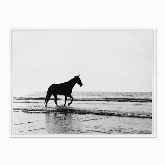 Quadro em Tela Canvas Cavalo na Praia