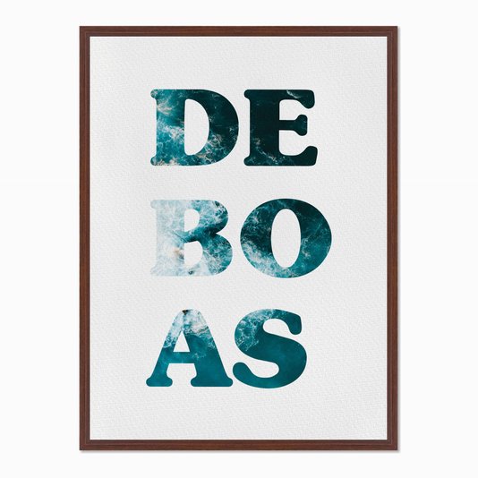 Quadro em Tela Canvas De Boas