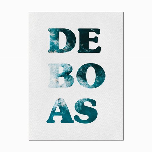 Quadro em Tela Canvas De Boas