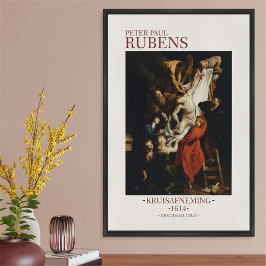 Quadro em Tela Canvas Descida da Cruz de Peter Paul Rubens