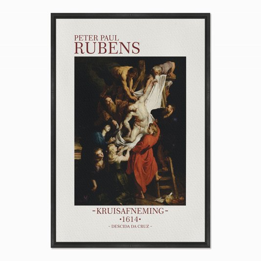 Quadro em Tela Canvas Descida da Cruz de Peter Paul Rubens