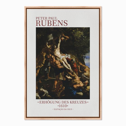 Quadro em Tela Canvas Elevação da Cruz de Peter Paul Rubens
