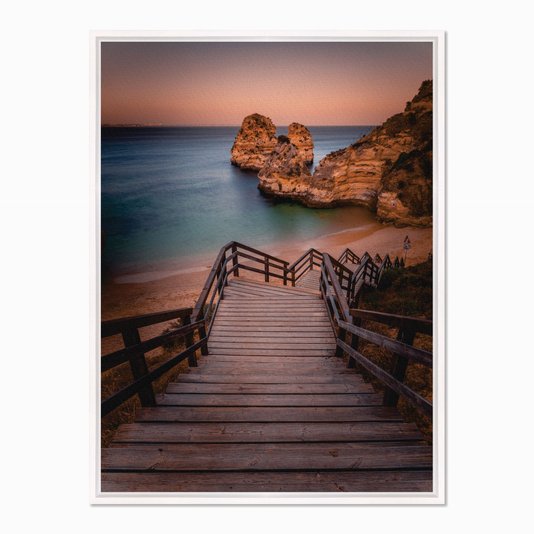 Quadro em Tela Canvas Escada para a Praia
