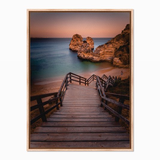 Quadro em Tela Canvas Escada para a Praia