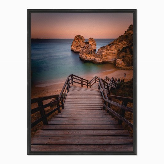 Quadro em Tela Canvas Escada para a Praia