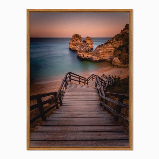 Quadro em Tela Canvas Escada para a Praia