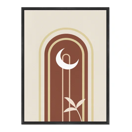 Quadro Em Tela Canvas Estilo Boho Geométrico