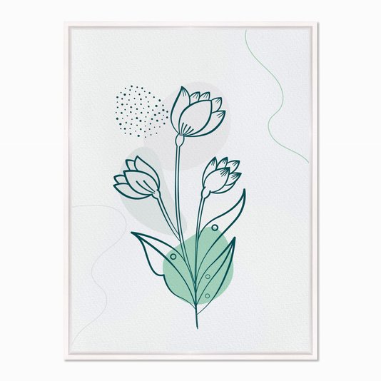 Quadro em Tela Canvas Flores