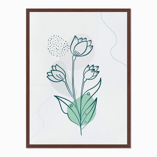 Quadro em Tela Canvas Flores