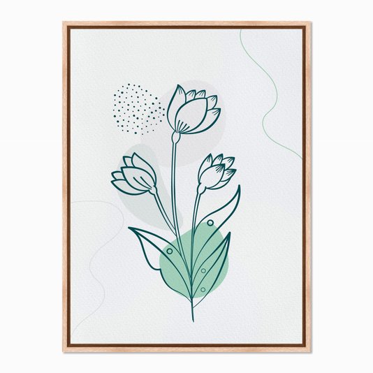 Quadro em Tela Canvas Flores