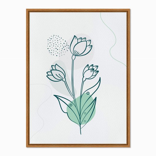 Quadro em Tela Canvas Flores