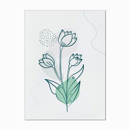 Quadro em Tela Canvas Flores