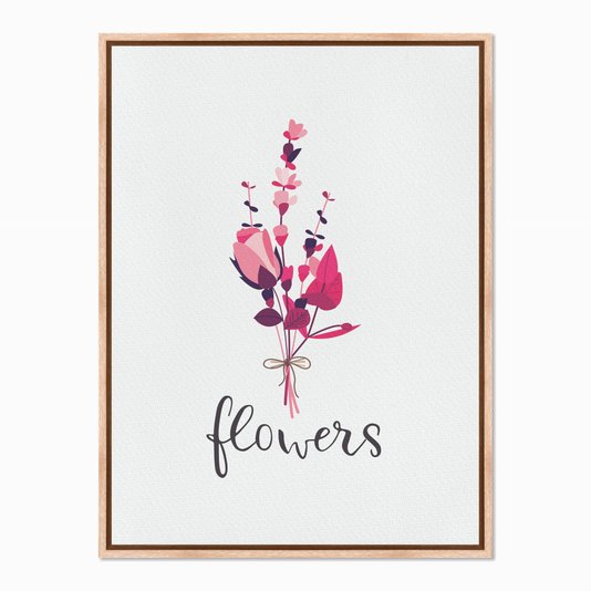 Quadro em Tela Canvas Flowers
