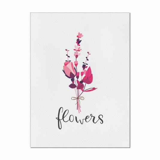 Quadro em Tela Canvas Flowers