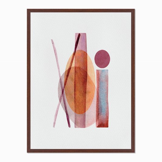 Quadro em Tela Canvas Geométrico Risco Abstrato