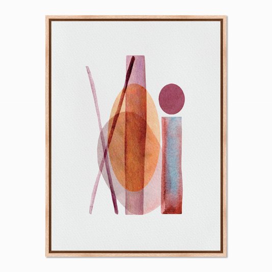 Quadro em Tela Canvas Geométrico Risco Abstrato