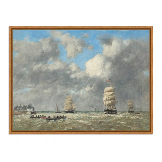 Quadro Em Tela Canvas " "Le Havre" de Eugène Boudin