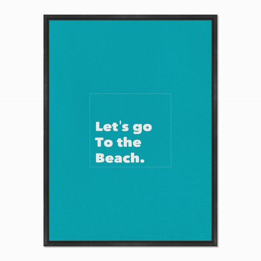 Quadro em Tela Canvas Let's Go to the Beach
