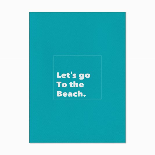 Quadro em Tela Canvas Let's Go to the Beach