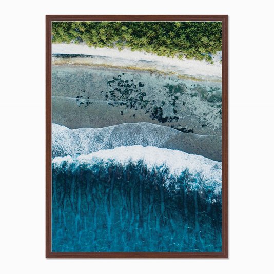 Quadro em Tela Canvas Mar Azul
