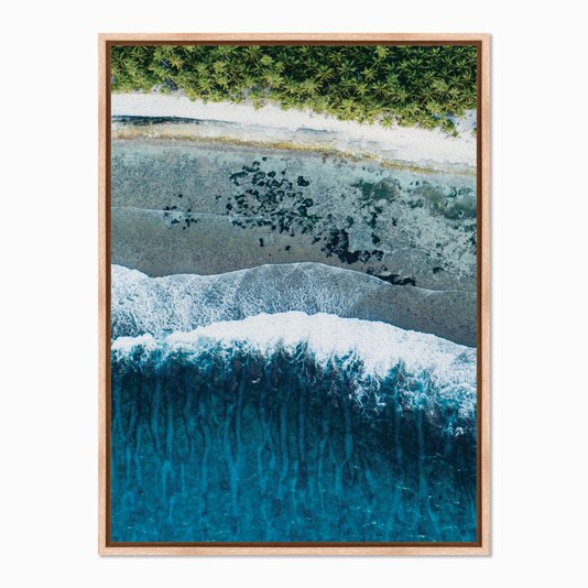Quadro em Tela Canvas Mar Azul
