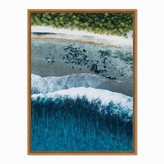 Quadro em Tela Canvas Mar Azul