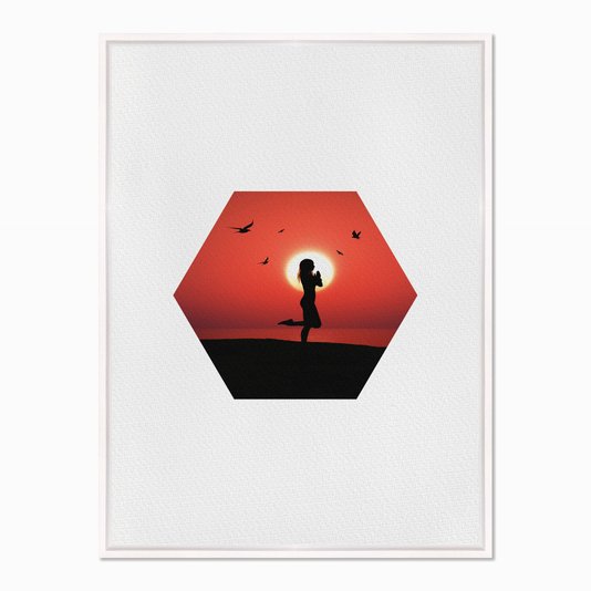Quadro em Tela Canvas Meditando