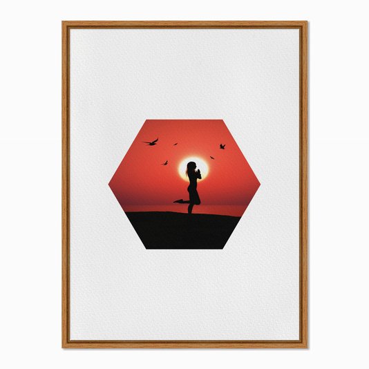 Quadro em Tela Canvas Meditando