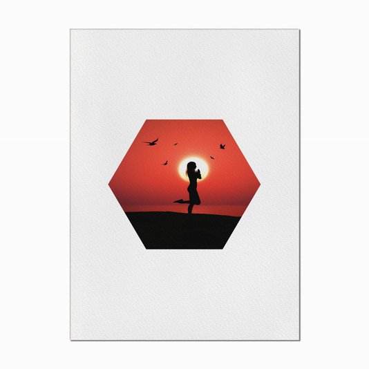 Quadro em Tela Canvas Meditando
