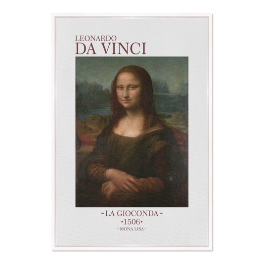 Quadro em Tela Canvas Mona Lisa de Leonardo da Vinci