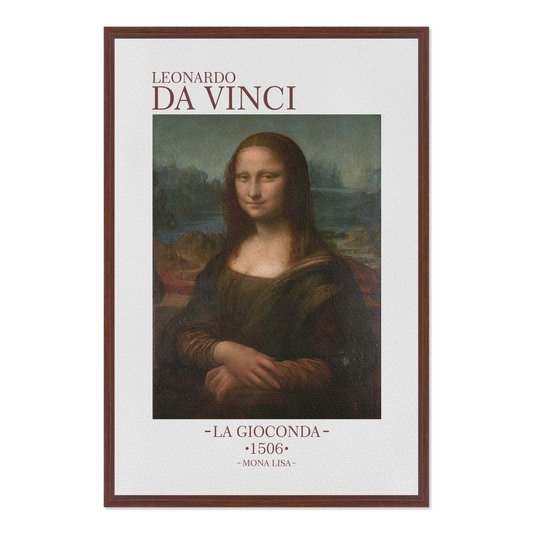 Quadro em Tela Canvas Mona Lisa de Leonardo da Vinci