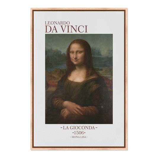Quadro em Tela Canvas Mona Lisa de Leonardo da Vinci