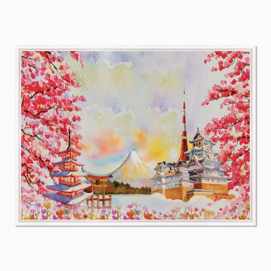 Quadro em Tela Canvas Monte Fuji no Japão