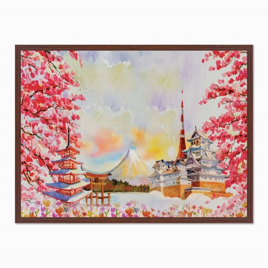 Quadro em Tela Canvas Monte Fuji no Japão
