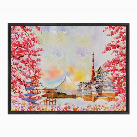 Quadro em Tela Canvas Monte Fuji no Japão