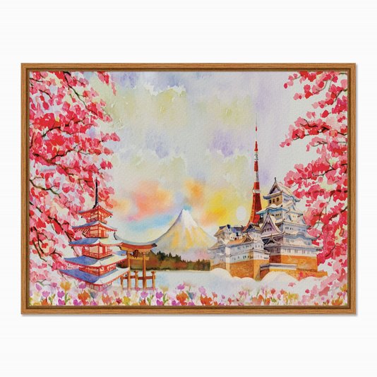 Quadro em Tela Canvas Monte Fuji no Japão