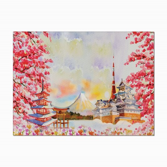Quadro em Tela Canvas Monte Fuji no Japão