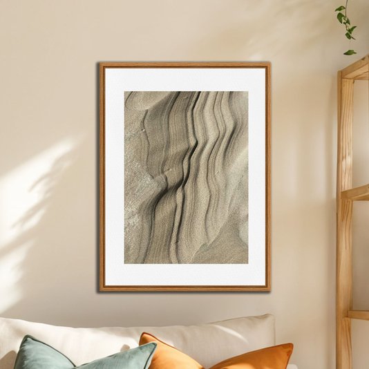 Quadro Em Tela Canvas Natureza Minimalista Areia